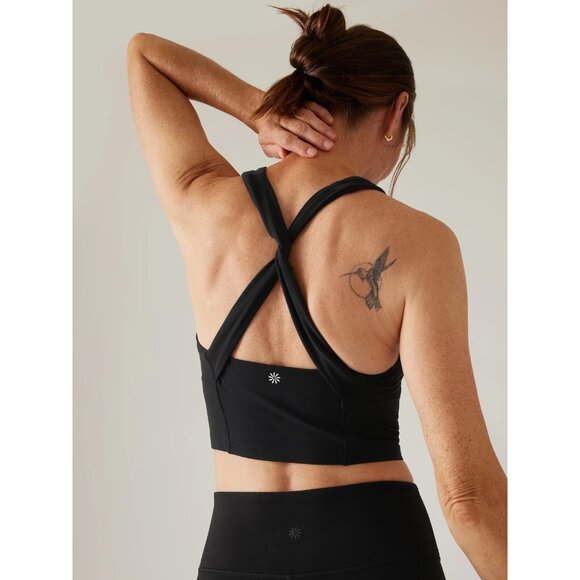 NEW Athleta Conscious Twist Crop Bra Size XS D-DD - Picture 8 of 8